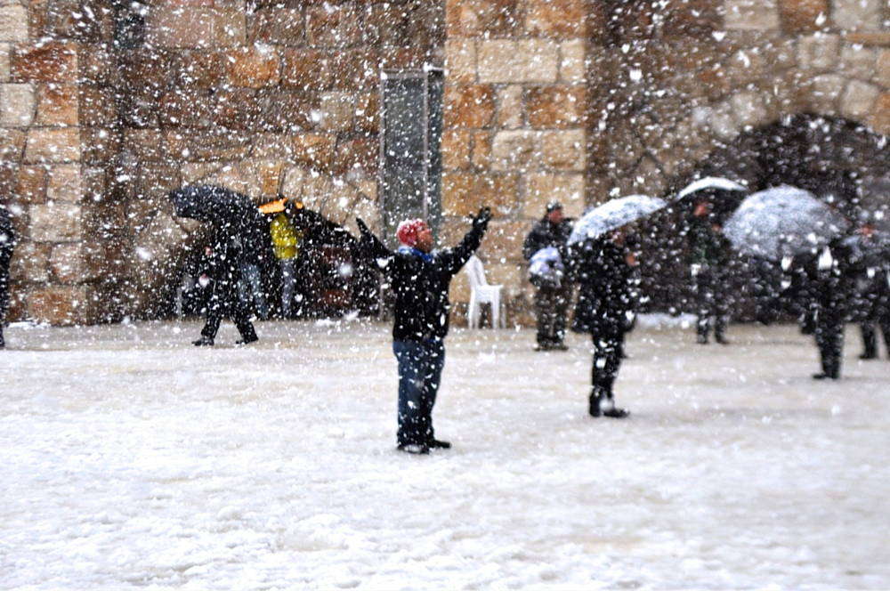 Jerusalem se prepara para la temporada de tormentas y posibles nevadas