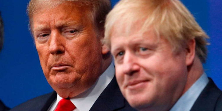 Boris Johnson debe decidir entre Estados Unidos y China
