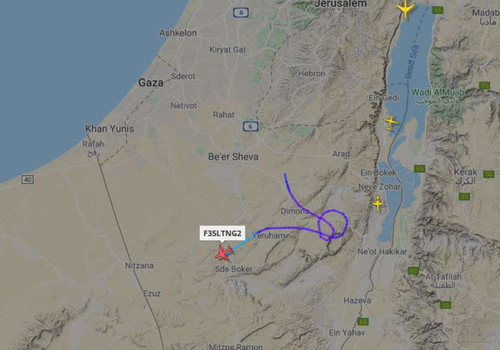 F-35 de Israel expone accidentalmente su ubicación sobre una instalación nuclear