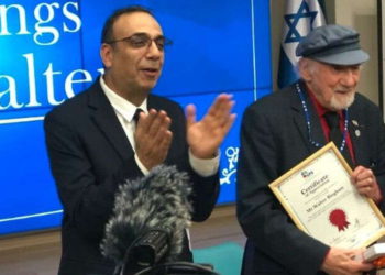 El periodista más antiguo del mundo es agasajado en Jerusalem
