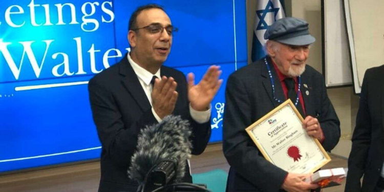 El periodista más antiguo del mundo es agasajado en Jerusalem