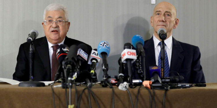 Olmert: “Abbas es un hombre de paz y único socio de Israel”