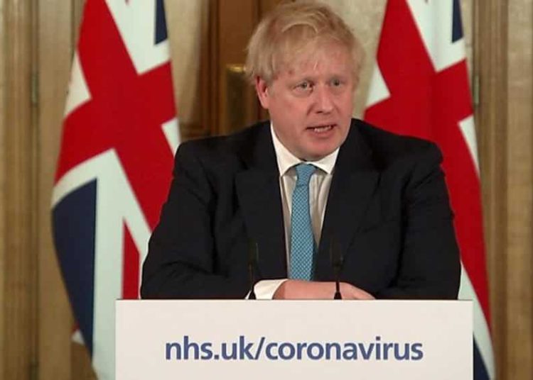 Boris Johnson de Reino Unido tiene coronavirus