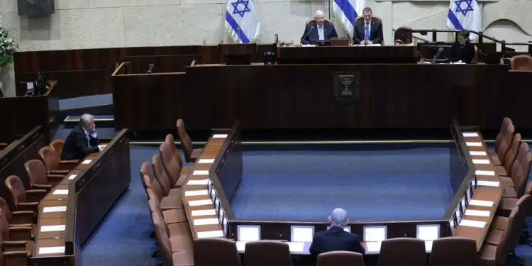 Ante un parlamento vacío se inicia la 23 Knesset de Israel