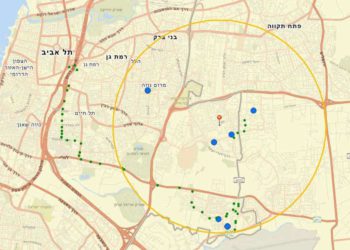 Mapa interactivo de la propagación del Coronavirus en Israel