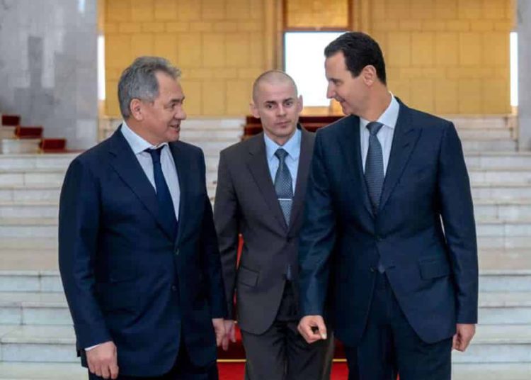 Ministro de Defensa de Rusia se reúne con Assad en Siria a pedido de Putin