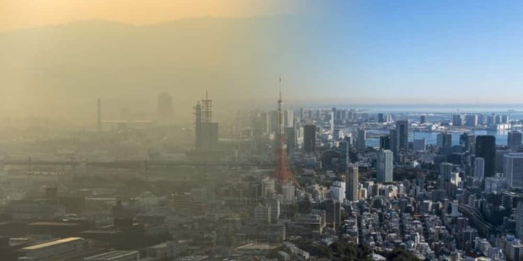 La contaminación del aire y el CO2 disminuyen rápidamente a medida que el virus se propaga
