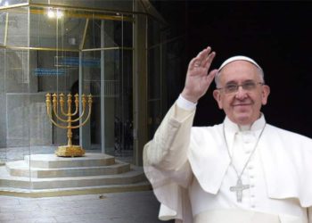 Rabino Shmuel Eliyahu: “Sería sorprendente si el Papa nos devolviera pronto la menorá”