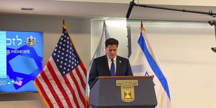 Embajada de Israel en EE.UU. conmemora el Día de los Caídos