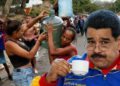 Venezolanos rompen cuarentena para exigir agua