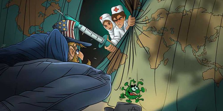 Irán organiza concurso de dibujo antisemita con temática del coronavirus