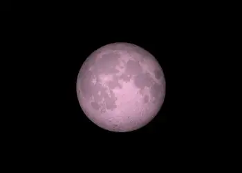 La súper Luna Rosa de abril