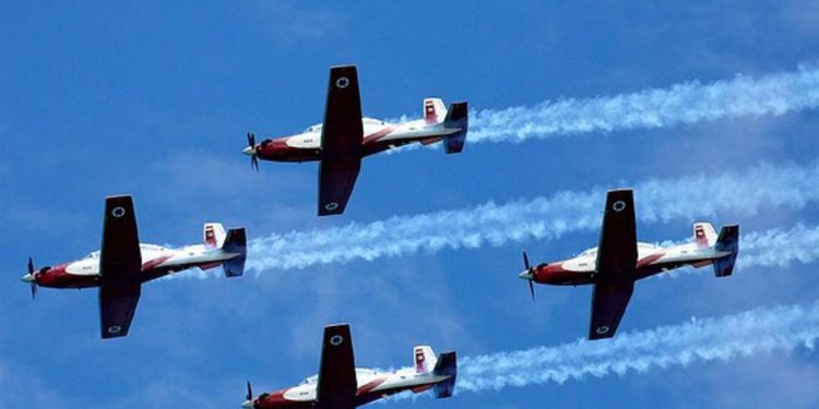 Fuerza Aérea de Israel prepara desfile aéreo por el Día de la Independencia