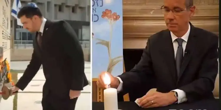 Israel conmemora la muerte de diplomáticos asesinados en servicio