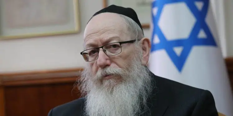 Shin Bet completa investigación epidemiológica del ministro de Salud Litzman