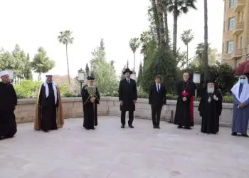 Líderes religiosos rezan en Jerusalem por el fin de la pandemia del coronavirus