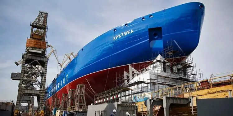 Empresas de Rusia construirán el rompehielos nuclear “más poderoso del mundo”