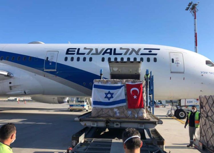 Avión de El Al aterriza en Turquía para recolectar suministros médicos para EE.UU.