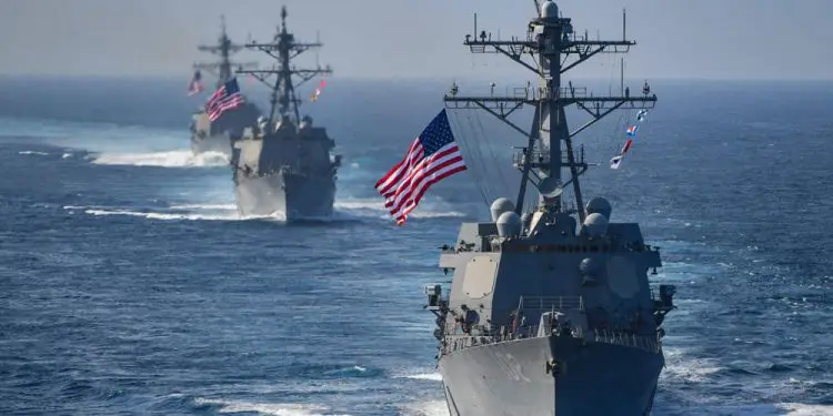 Buques de la Armada de EE.UU. en el Mar de Barents, cerca de Rusia, por primera vez desde la década de 1980