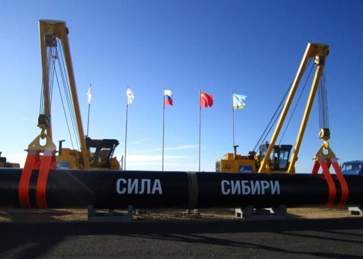 Rusia comienza a trabajar en nuevo gasoducto hacia China