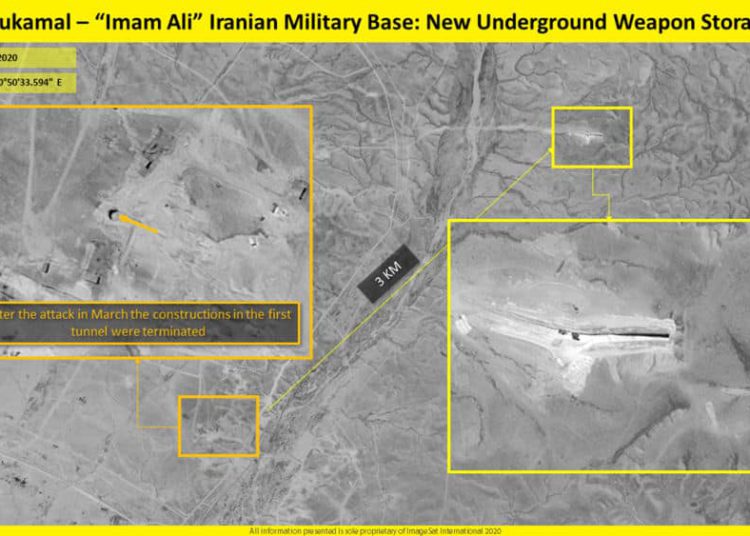 Irán construye nuevo túnel en base militar de Siria