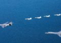 Los bombarderos B-1B de la USAF se entrenan con la Fuerza Aérea Sueca