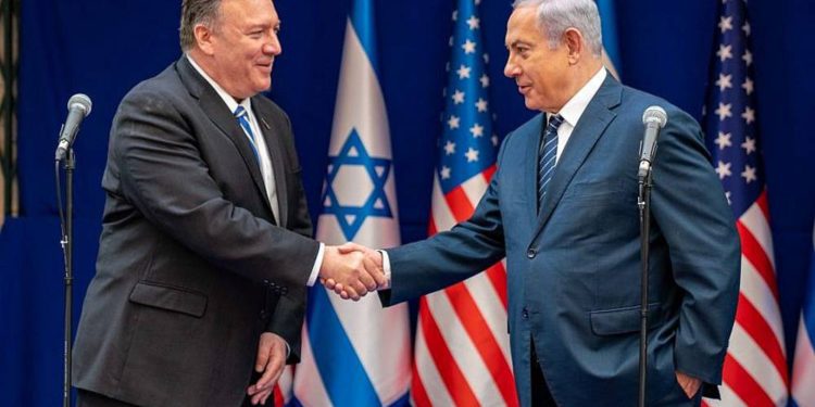 Netanyahu a Pompeo: Israel promoverá la paz y seguridad basados en el plan de Trump