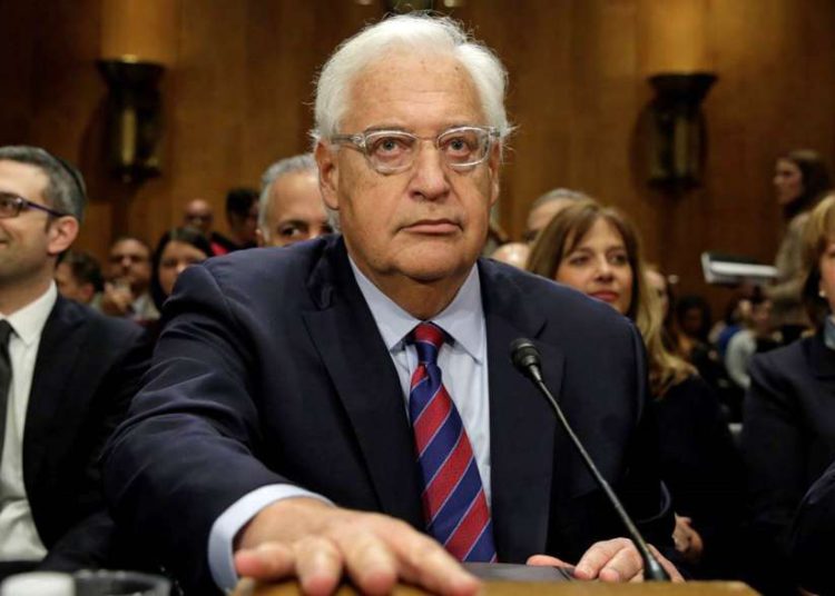 Friedman: “hemos dado 10 mil millones a los palestinos y no se avanzó ni un milímetro hacia la paz”