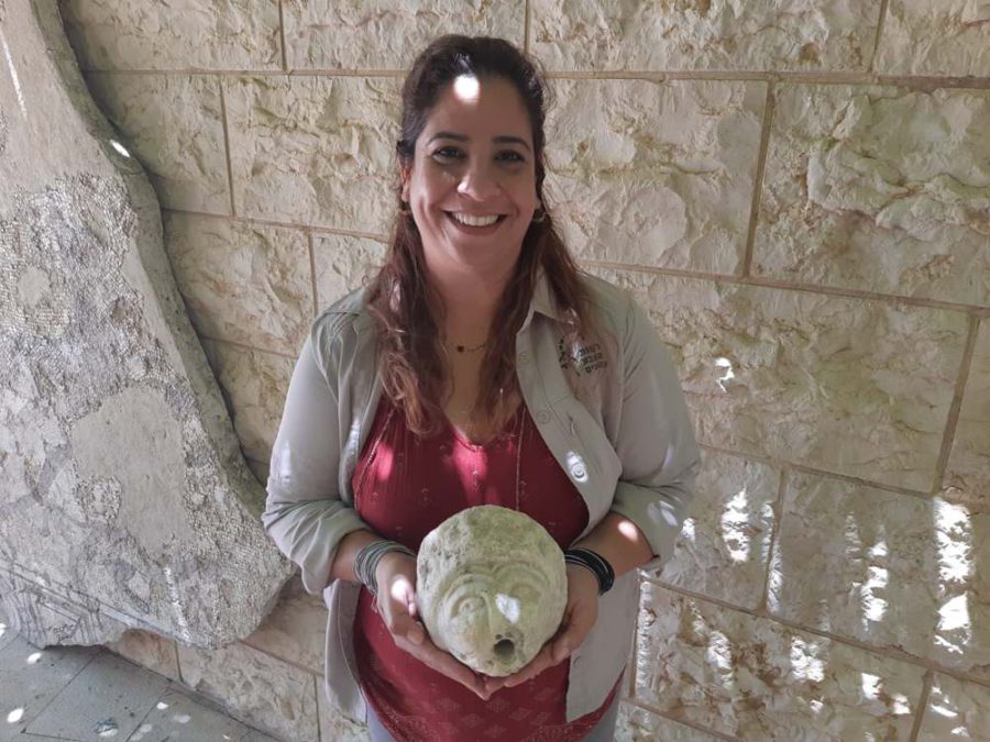 Arqueólogos en Israel hallan misterioso rostro de piedra mencionado en el Talmud
