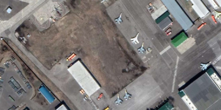 Imagen satelital muestra los primeros cazas Su-35 de Egipto