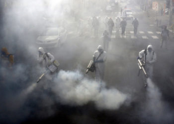 Disinfecting the streets of India