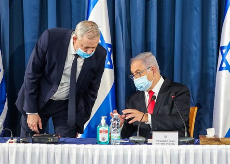 Netanyahu presenta a Gantz posibles escenarios para aplicar la soberanía israelí