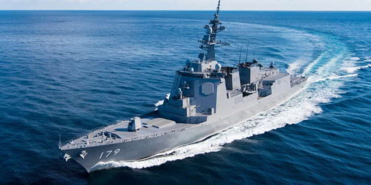 Nuevo destructor de defensa antimisiles de Japón comienza las pruebas en el mar