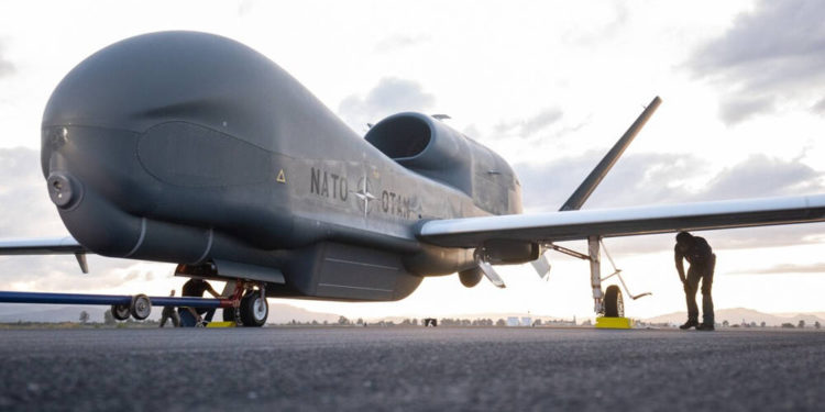 Nuevo dron de vigilancia de la OTAN inicia vuelos de prueba sobre el Mediterráneo