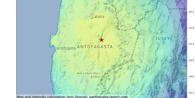 Terremoto de magnitud 6.8 golpea el norte de Chile