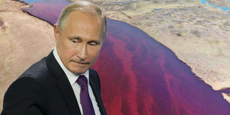 La ira de Putin por el mayor derrame de petróleo en el Ártico