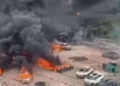 10 muertos, 117 heridos en explosión de cisterna de petróleo en China