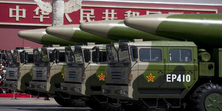 El 95% del inventario de misiles de China viola el Tratado INF