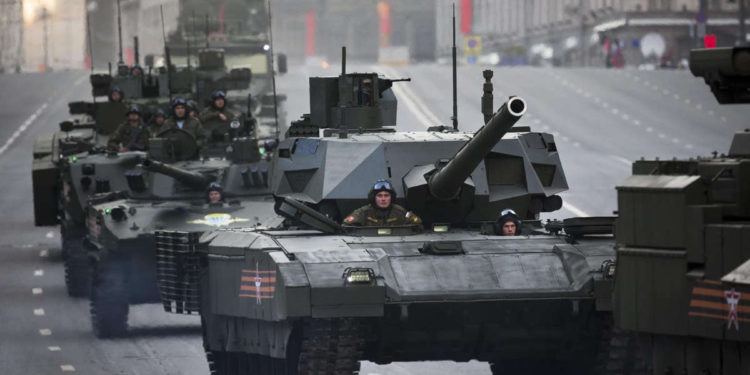 Rusia ofrece su último tanque Armata a socios extranjeros