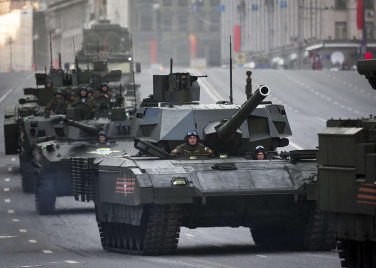 Rusia ofrece su último tanque Armata a socios extranjeros