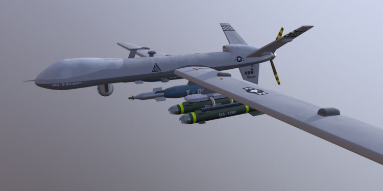 Cazas rusos interceptan drones MQ-9 Reaper de la Fuerza Aérea de EE. UU.