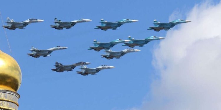 Rusia reporta el rastreo de 30 aviones extranjeros cerca de sus fronteras