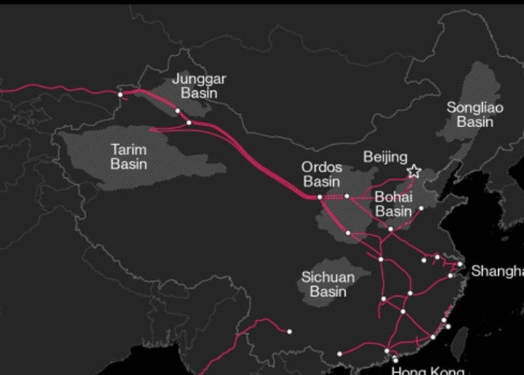 Gigantes del petróleo de China obtienen primas en acuerdo de oleoducto de $56 mil millones