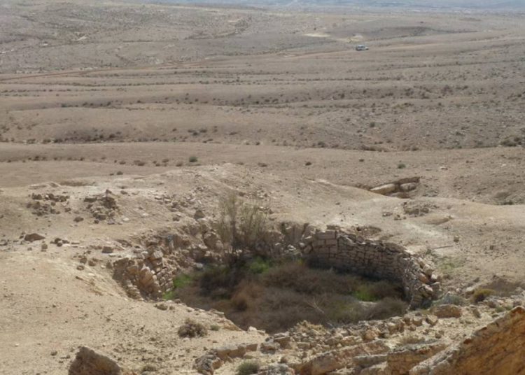 Antiguas cisternas en el Néguev se remontarían a la época de Abraham