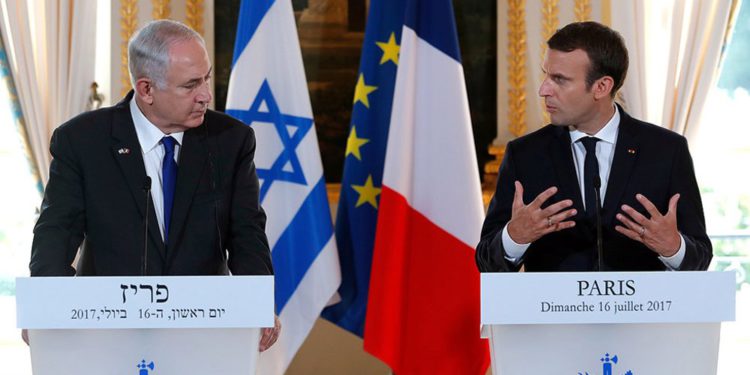 Macron insta a Netanyahu a no proceder con el plan de soberanía