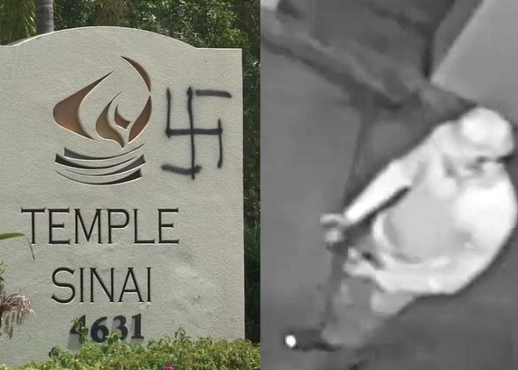 Dos sinagogas vandalizadas con esvásticas el mismo día en Florida