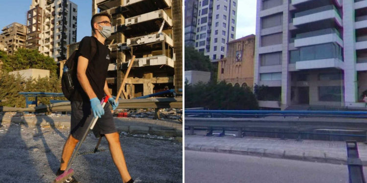 Antes y después de Beirut tras la explosión del martes