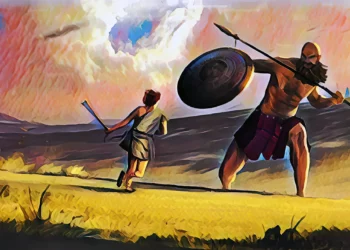 ¿Quién mató a Goliat según II Samuel 21:19?