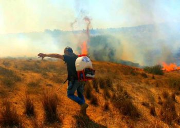 Incendios en el sur de Israel por globos inflamables de Gaza