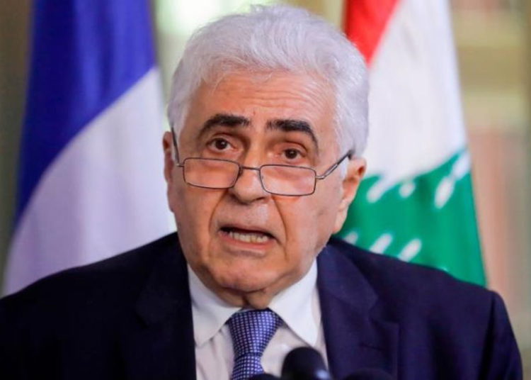 Canciller de Líbano renuncia en medio de una profunda crisis económica